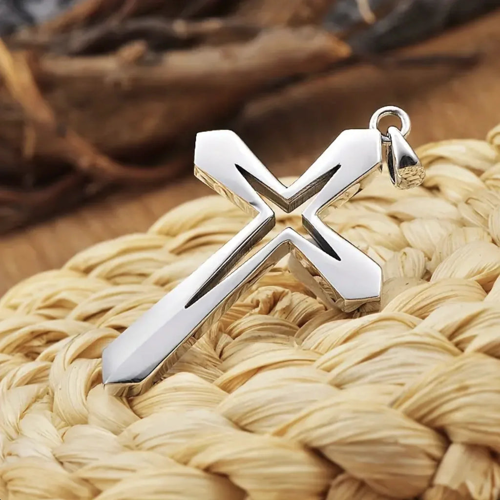 Hollow Cross Pendant (Men)
