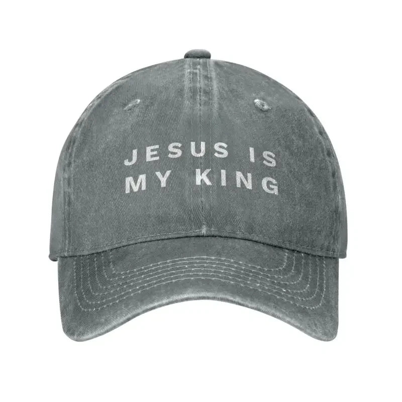 Jesus Is My King Cotton Cap