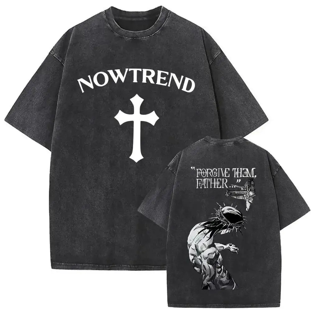 Forgive Them Vintage Jesus Tee