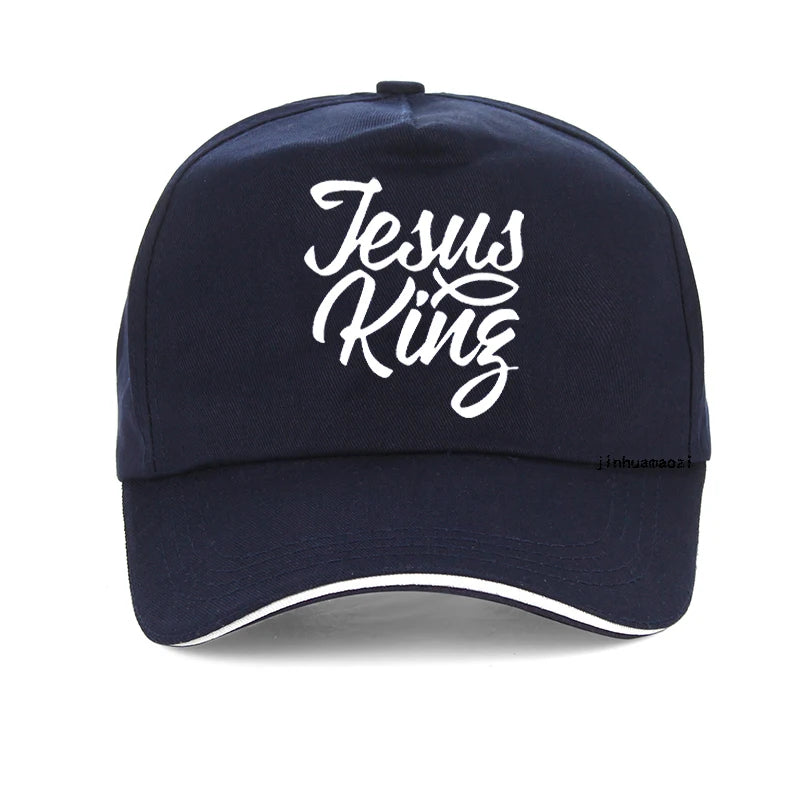 Jesus King 3D Patch Cap