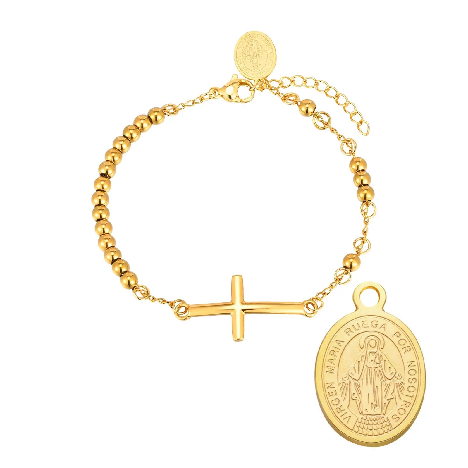 Virgin Mary Rosary Bracelet