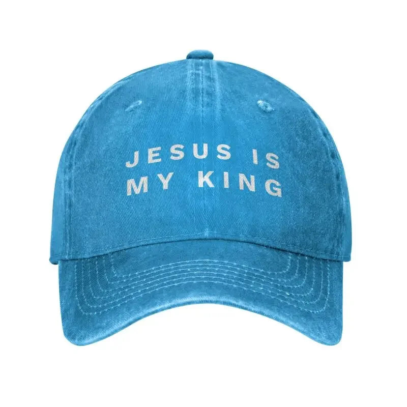 Jesus Is My King Cotton Cap
