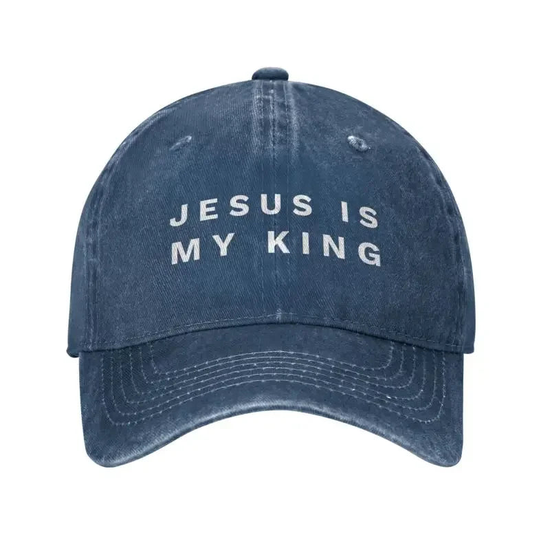 Jesus Is My King Cotton Cap