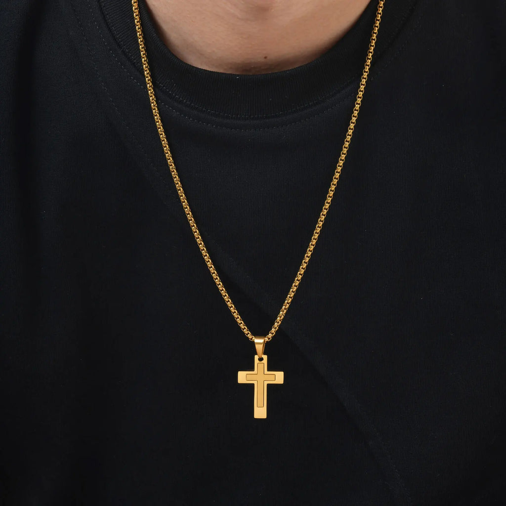 Simple Cross Pendant (Men)
