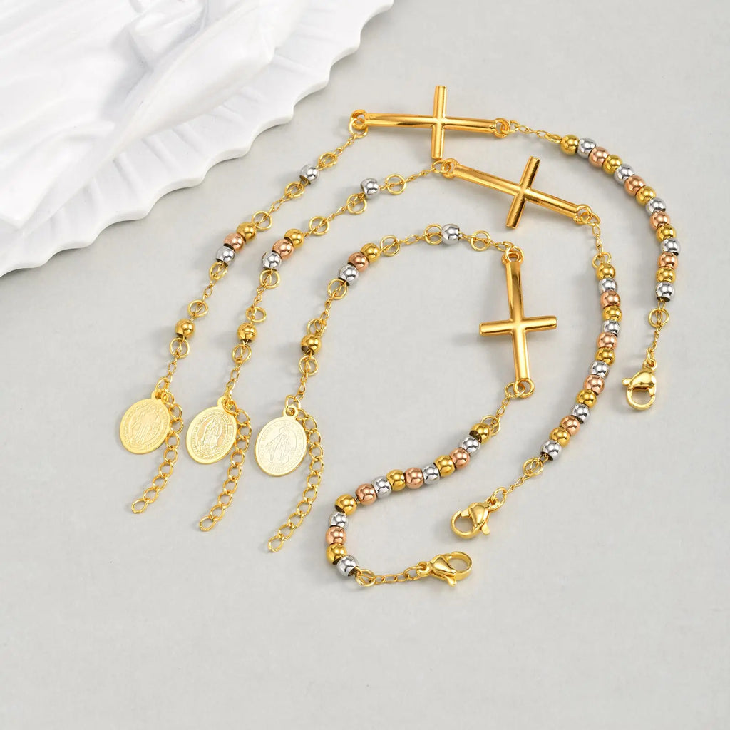 Virgin Mary Rosary Bracelet