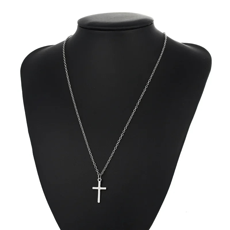 Zircon Crystal Cross Necklace