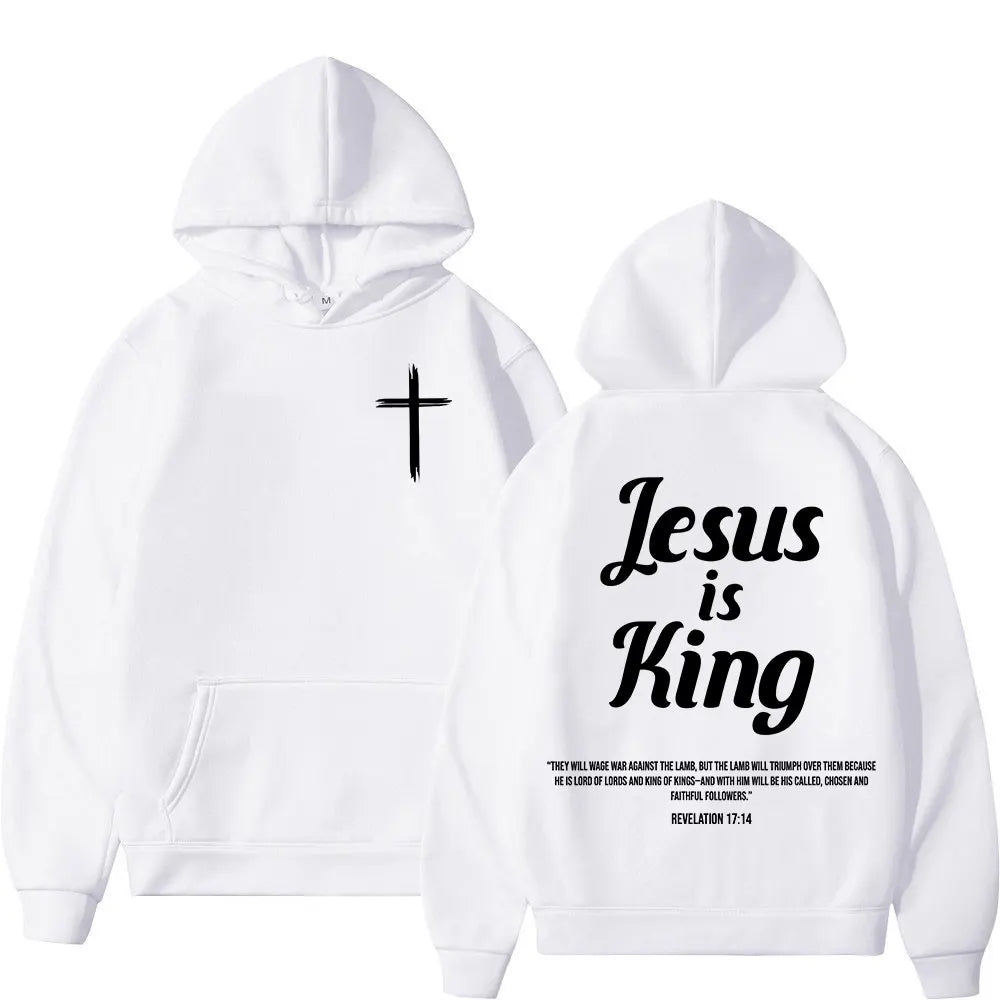Jesus King Bible Verse Hoodie