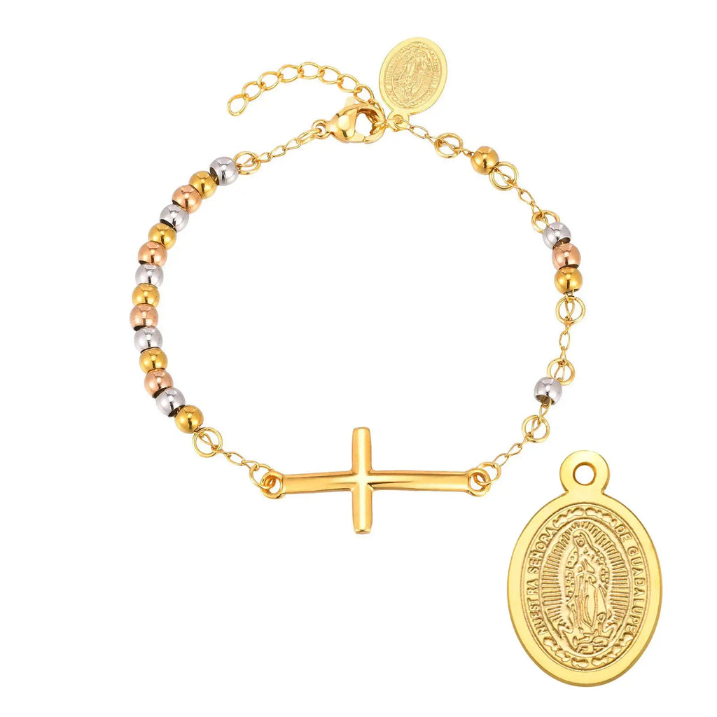 Virgin Mary Rosary Bracelet