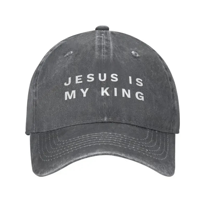 Jesus Is My King Cotton Cap