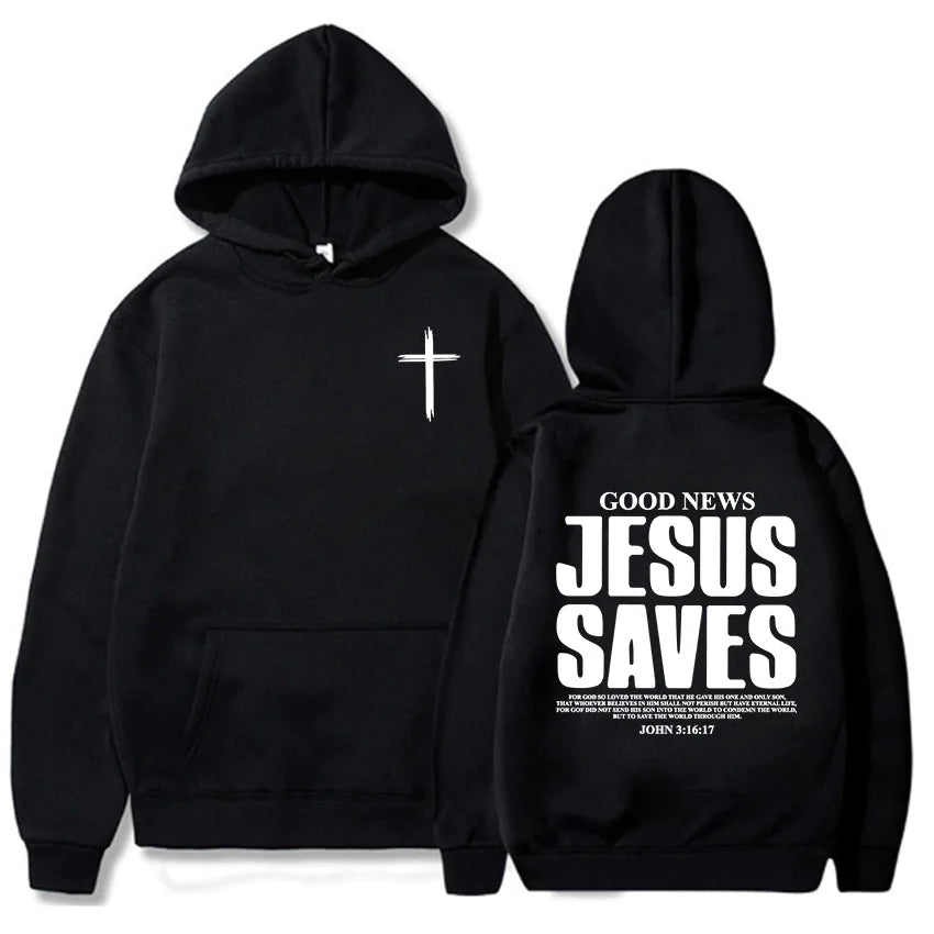 Jesus Saves 3:16 Hoodie