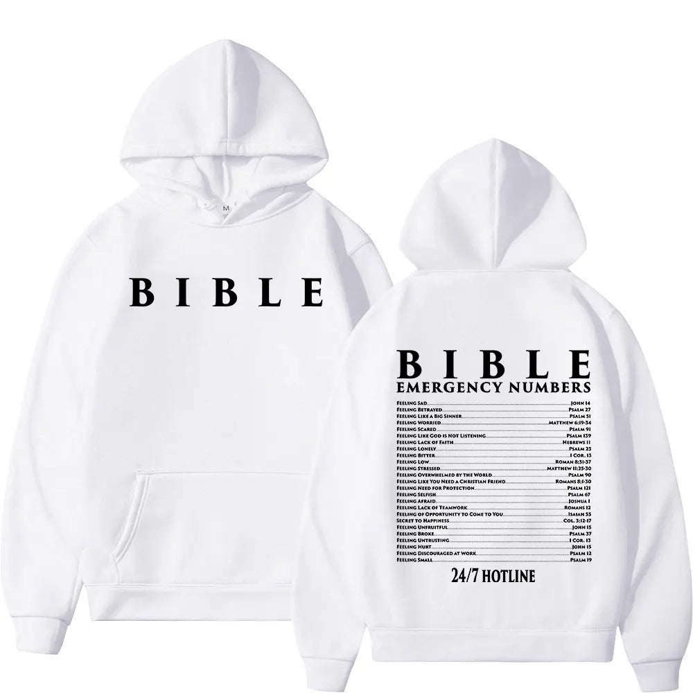 Bible Numbers Humor Hoodie