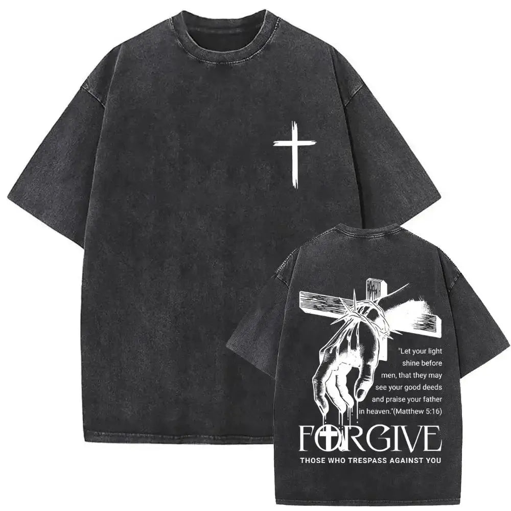 Forgive Them Gothic Tee
