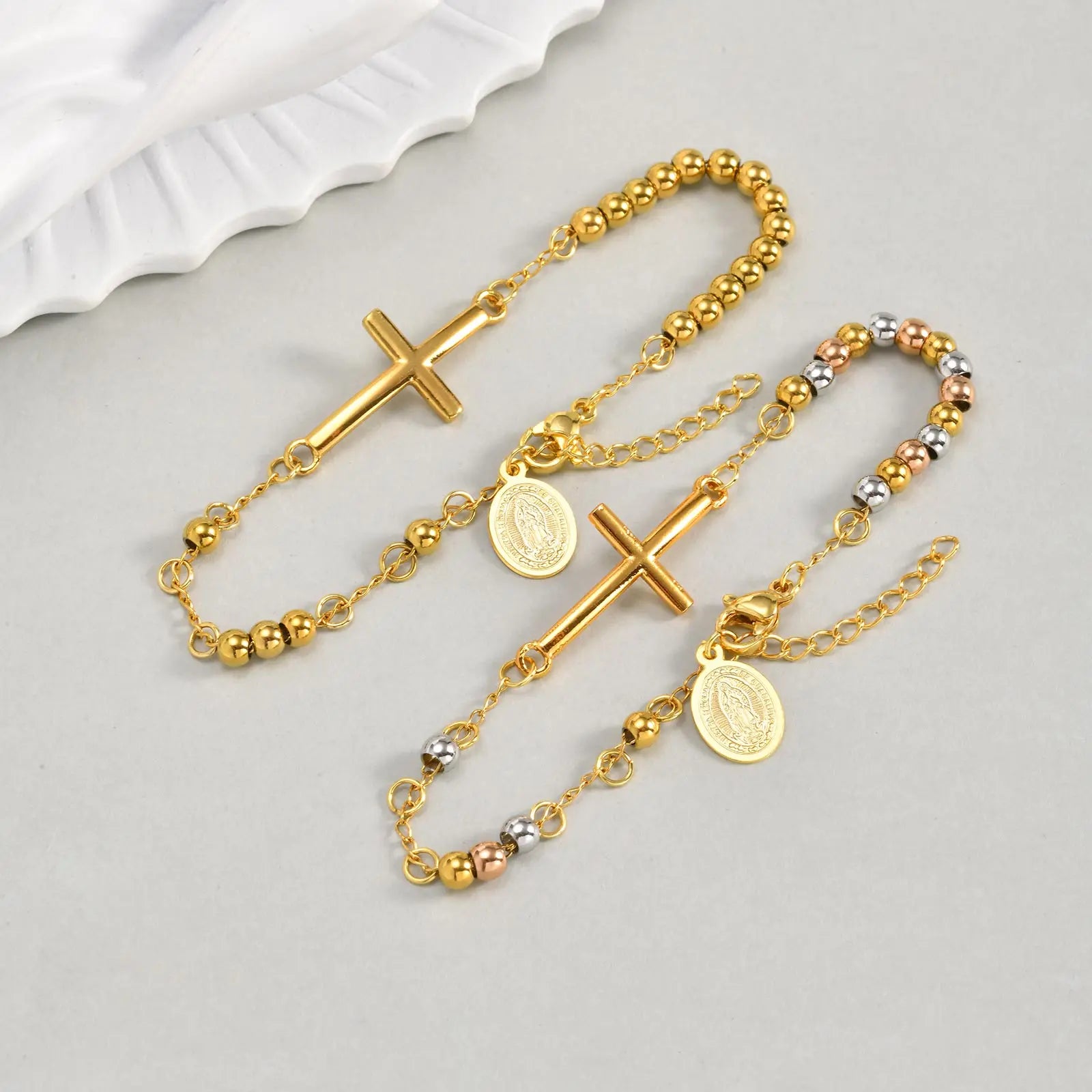 Virgin Mary Rosary Bracelet