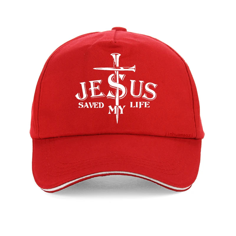 Jesus Saved My Life Cross Cap