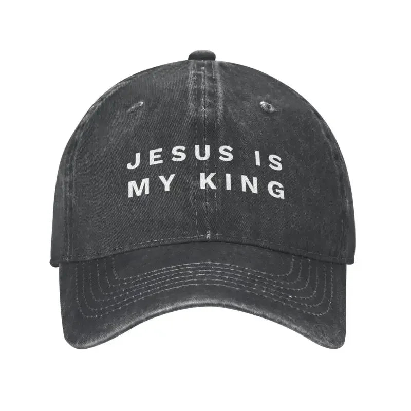 Jesus Is My King Cotton Cap