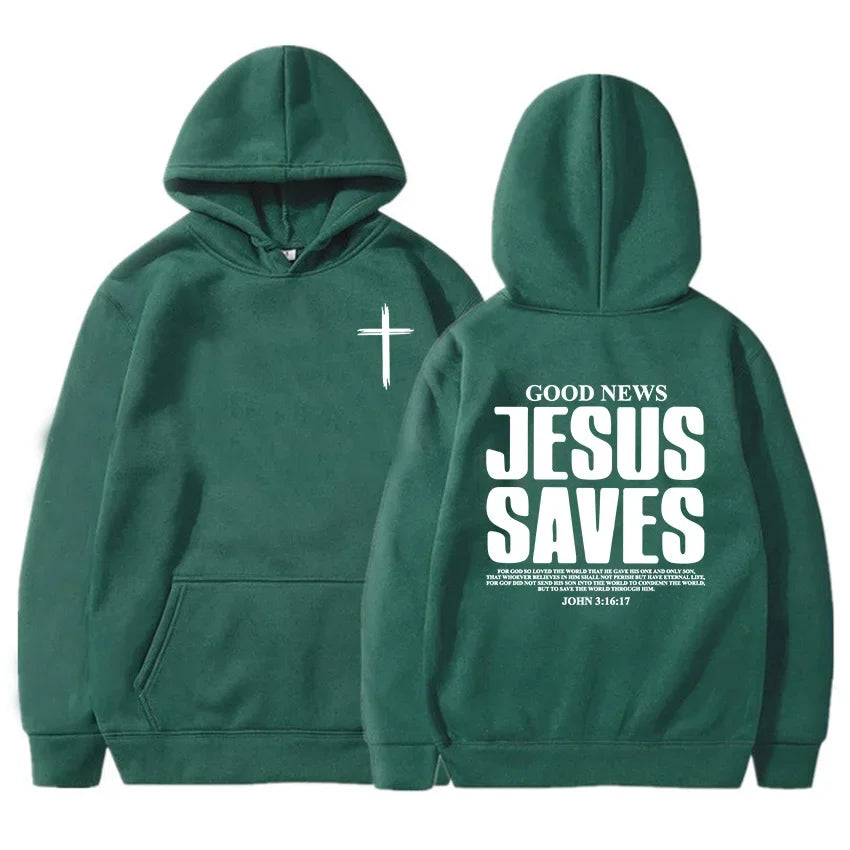 Jesus Saves 3:16 Hoodie