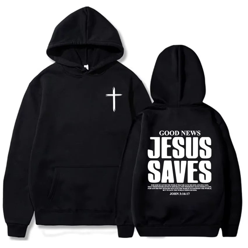 Jesus Saves 3:16 Hoodie