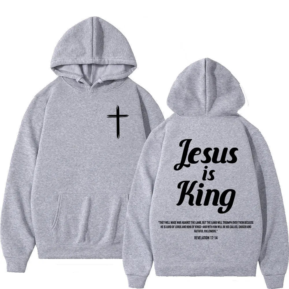 Jesus King Bible Verse Hoodie
