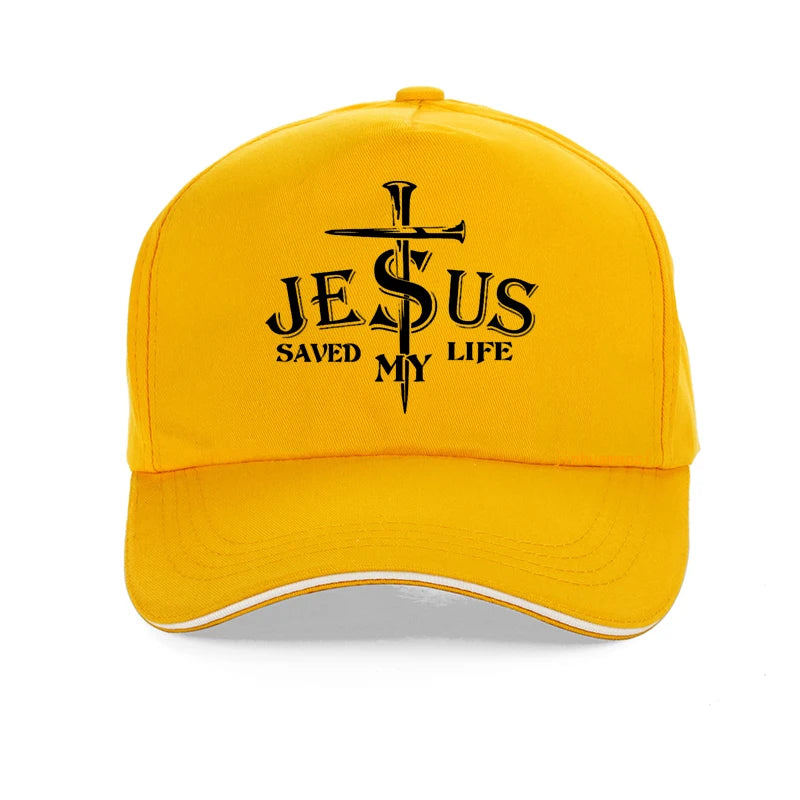 Jesus Saved My Life Cross Cap