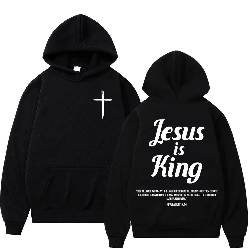 Jesus King Bible Verse Hoodie