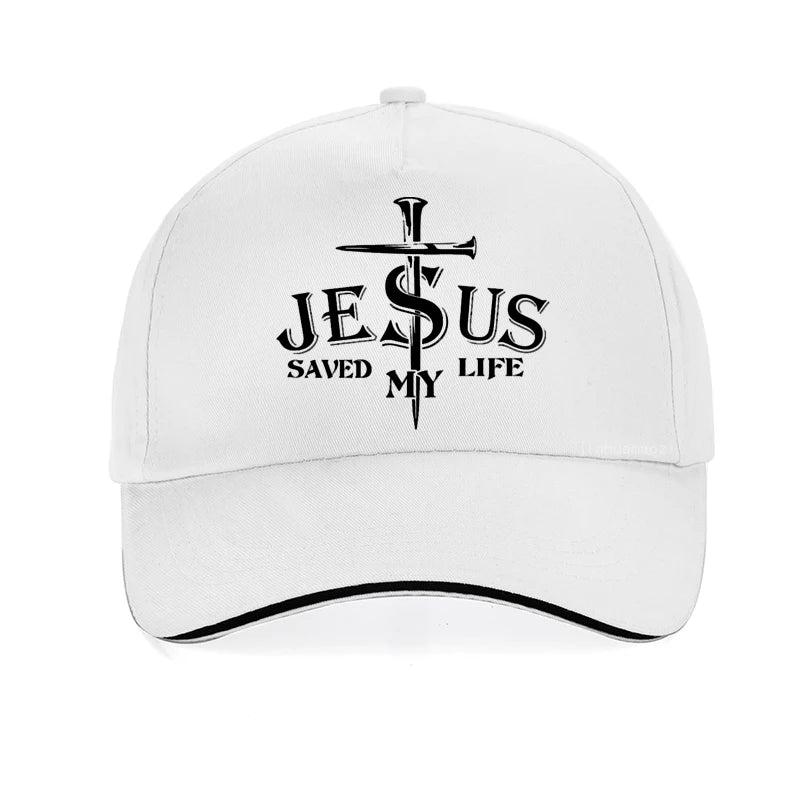 Jesus Saved My Life Cross Cap