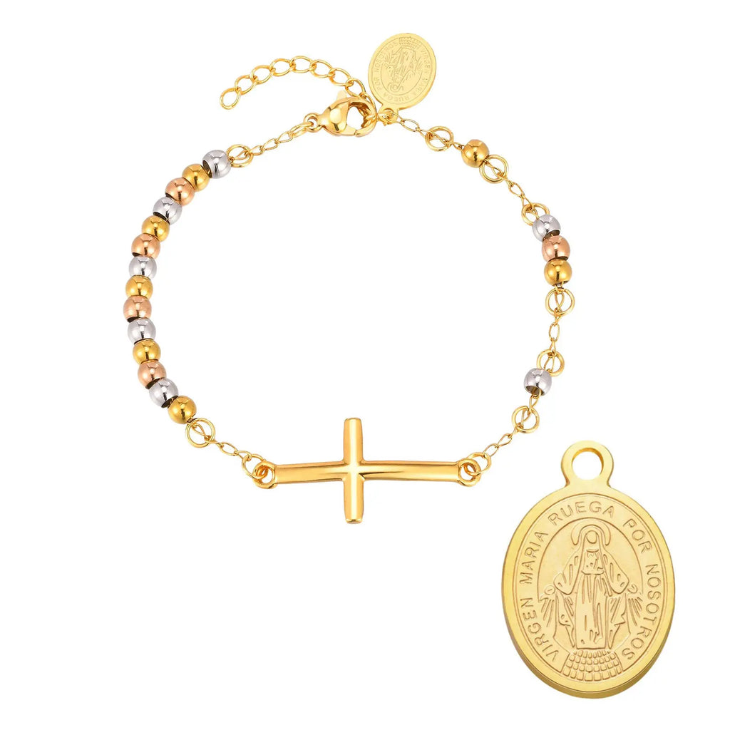 Virgin Mary Rosary Bracelet